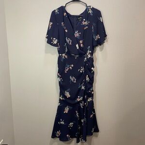 Dee Elly floral‎ midi dress